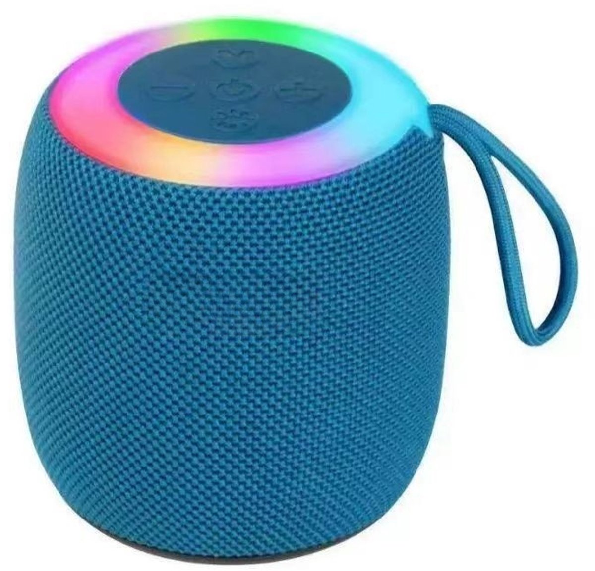 Oneay Draadloze draagbare RGB Bluetooth-speaker – Compatibel met smartphones, tablets, e-readers en gamingapparaten – Blauw