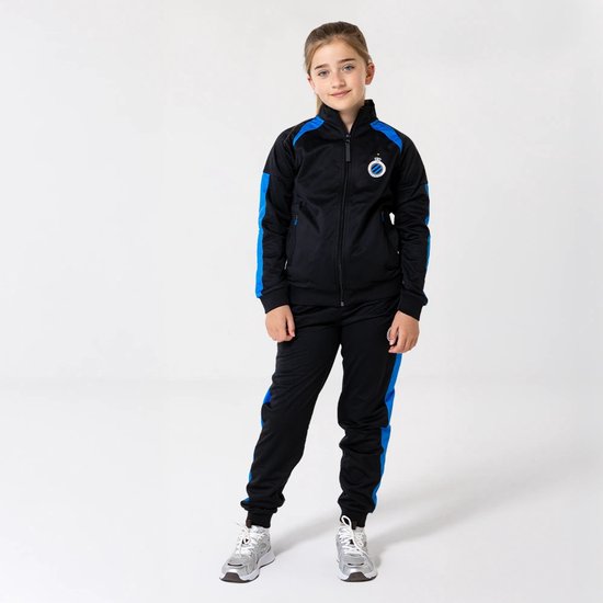 Club Brugge Trainingspak voor Kinderen - Maat 116 t/m 164 - Zwart - Blauw - Officiële Fanmerchandise