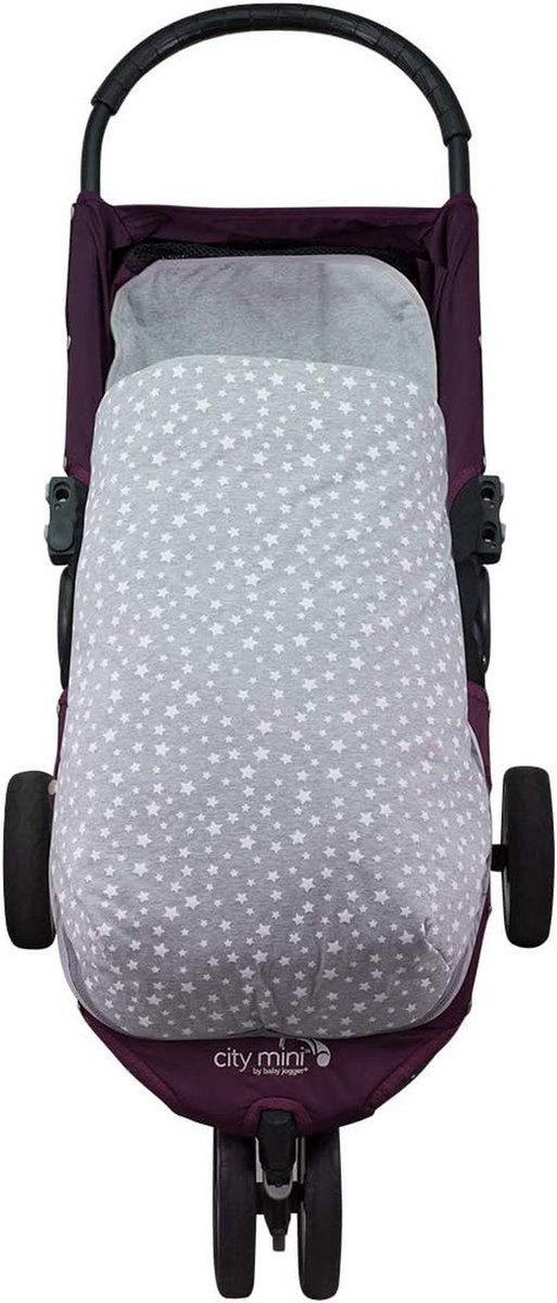 JANABEBE Sak voor Wandelwagen Compatibel met Baby Jogger City Mini Joolz (WHITE STAR, KATOEN) van Janabebe — afbeelding 3