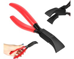 Vouwtang 45 graden, afkantang plaattang breed 22 mm, buigtang vouwtang afvalgereedschap met antislip greep dakdekker gereedschap voor het buigen en gladmaken van platen (rood)