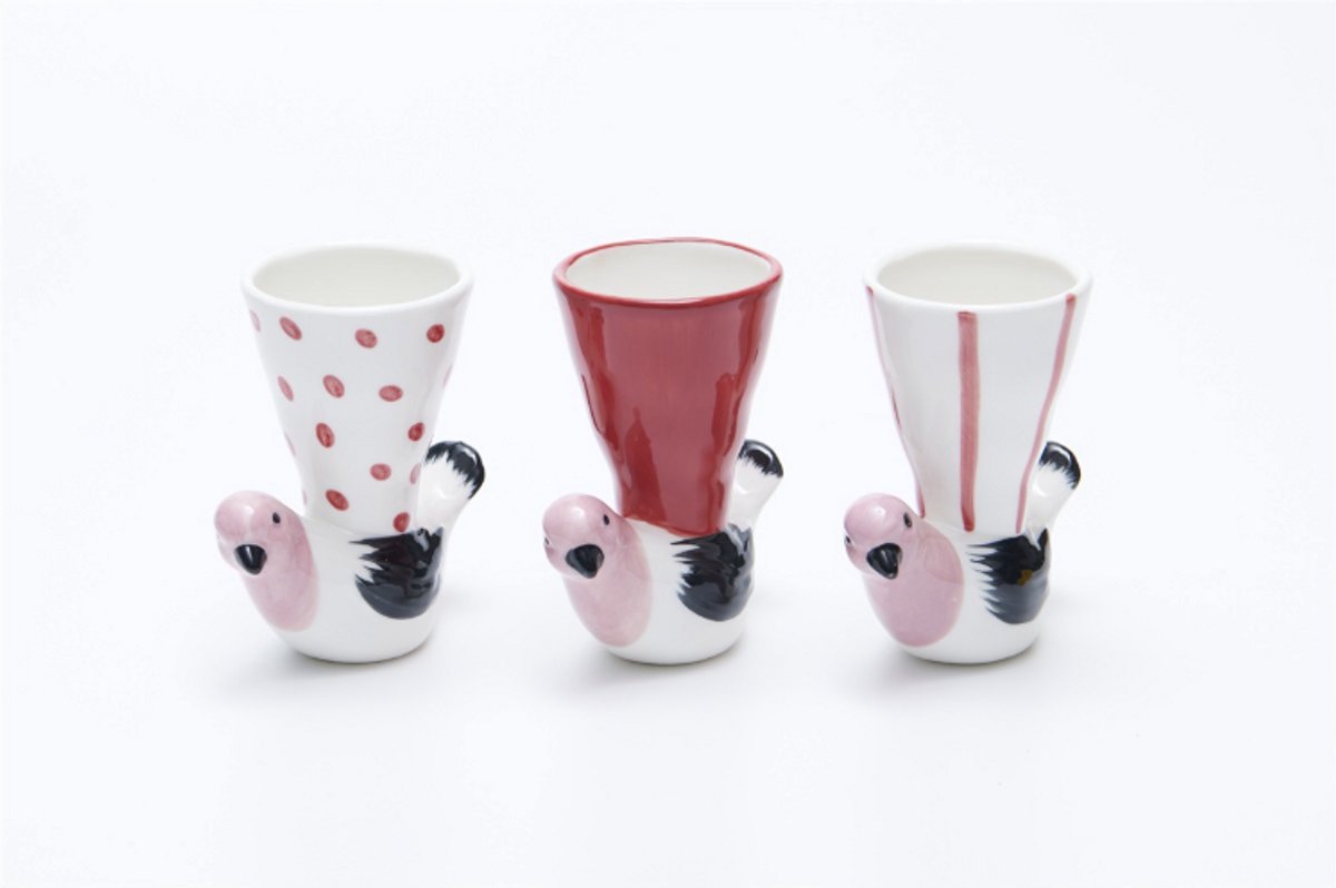 Villa Pottery Vaas - Villa Pottery - Woondecoratie - Decoratie - Porselein - Waterdicht - Jipke 1_1B S/3 Roze