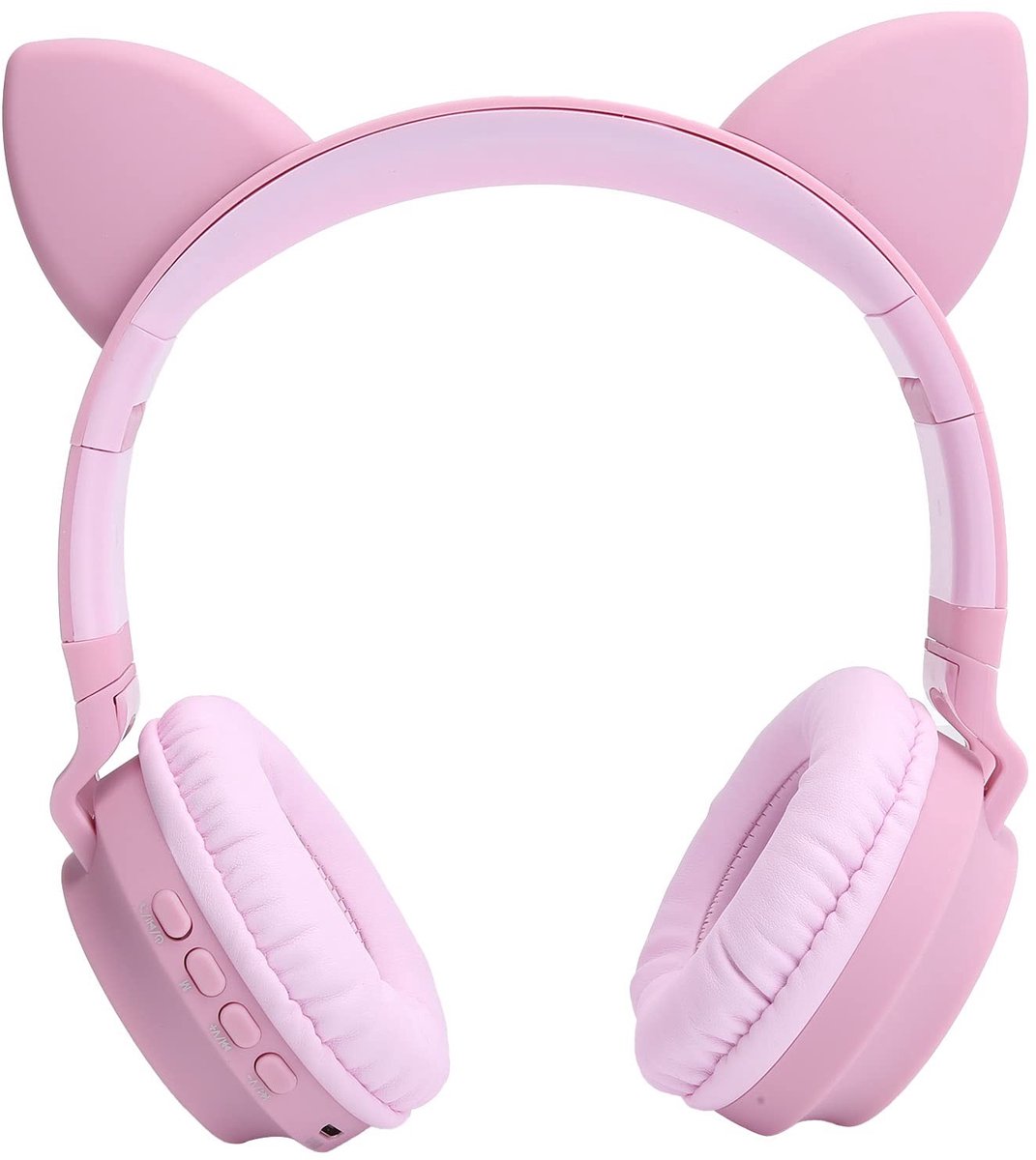 aladdien - Cat Ear Koptelefoon - Draadloze Hoofdtelefoon - Comfortabel en Stijlvol - Met 3D LED Licht - Perfect voor Jongeren - Vouwbaar en Draagbaa...