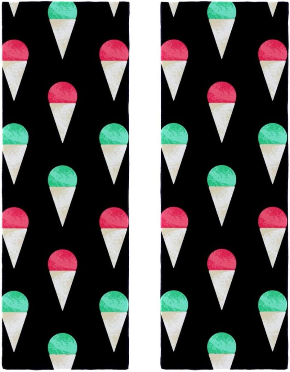 Microvezel Gym Handdoeken - Sport Handdoek - Zweet Afvegen - Super Absorberend - 30x80 cm - Zwart