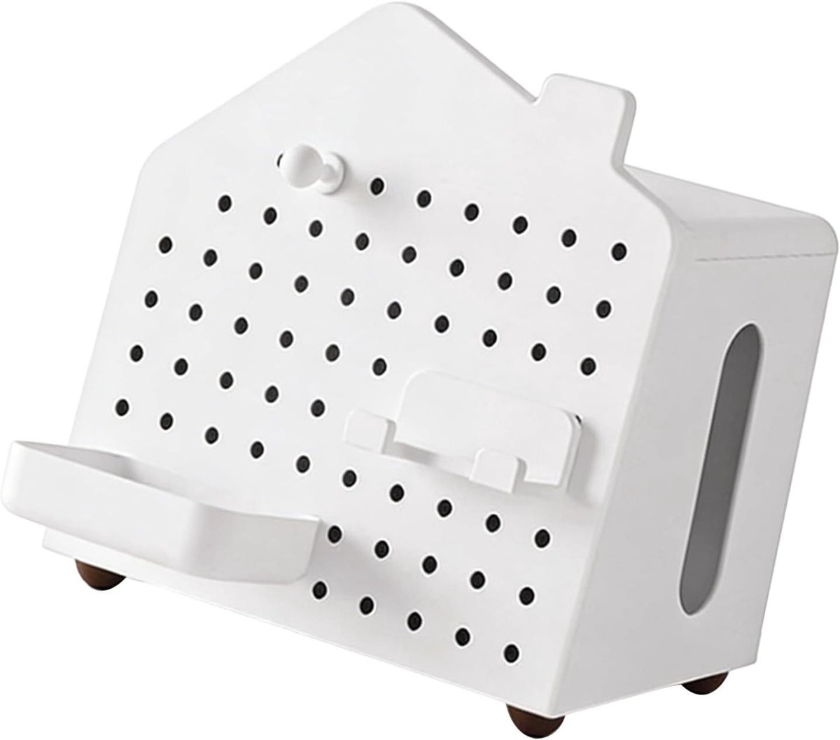 Bureau Organizer - Opberger Huisvorm - Bureau Opruimen - Verborgen Lade - 26.5cm Diep - Wit