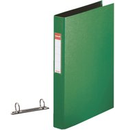 Esselte Vivida Duurzame Kunststof 2-Rings Ringband voor 190 A4 Vel - Rugbreedte van 42mm - Groen