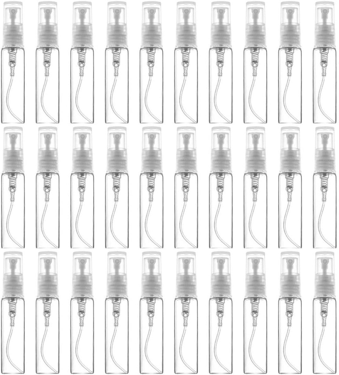 Mini Sprayflessen 5ml - 30 Stuks Pocket Atomizer voor Parfum, Reizen en Monsters Verplaatsen