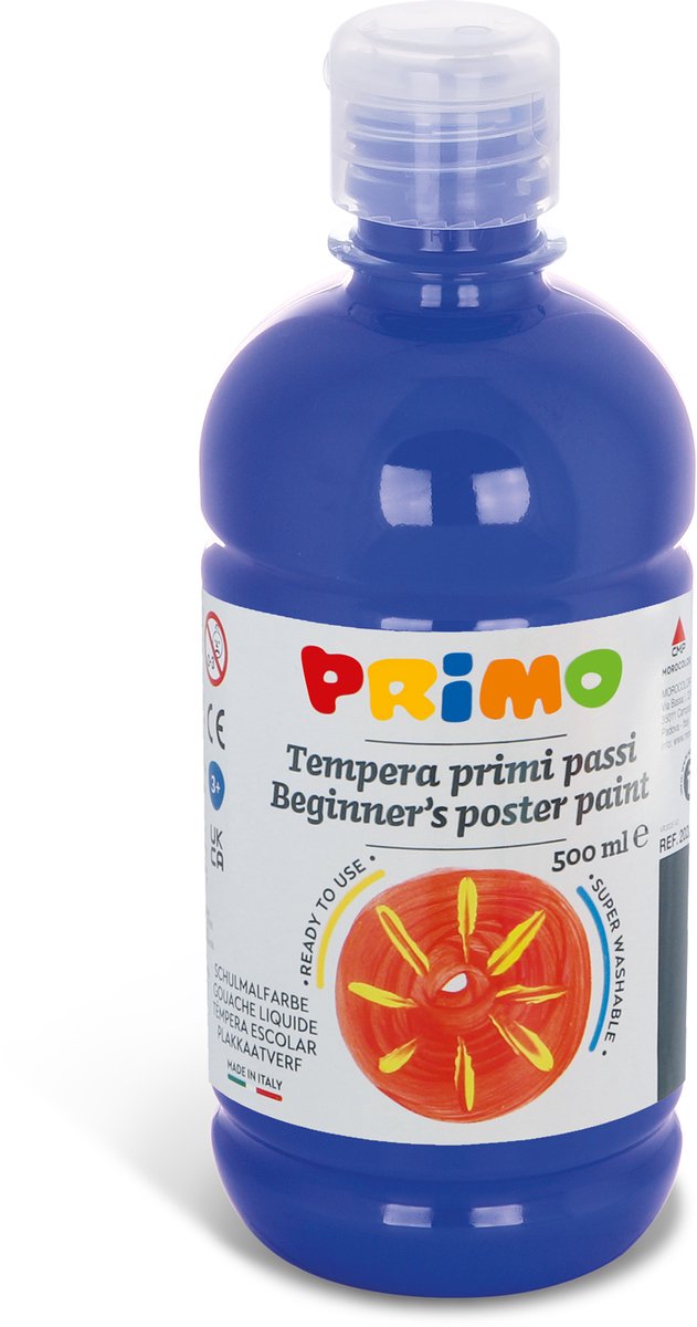 Primo Plakkaatverf Tempera 500 Ml Marineblauw