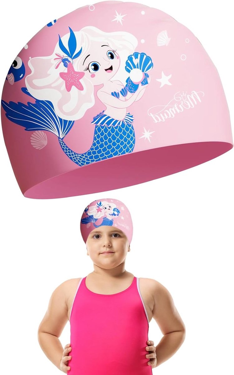 Zwemcap voor Kinderen van 6 tot 14 Jaar - Silicone, Waterdicht en Comfortabel voor Zwemmen