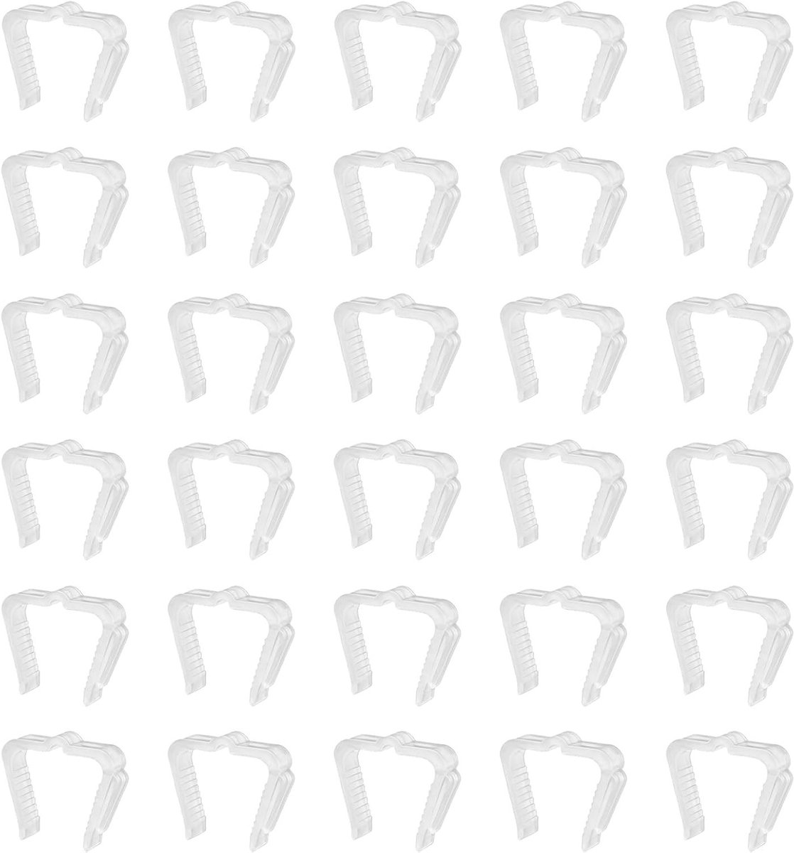 30 Stuks Kerstlicht Hangers voor Gootbescherming, U-vormige Plastic Clips voor Buiten, Dakrand en Tuinhek