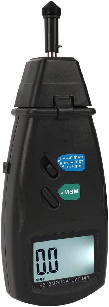 Handheld LCD Digitale Tachometer voor Wind Snelheid met Grote Meetbereik en Foto-elektrische Modus