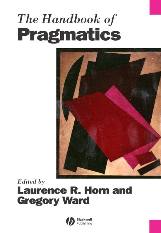 The Handbook Of Pragmatics - cover