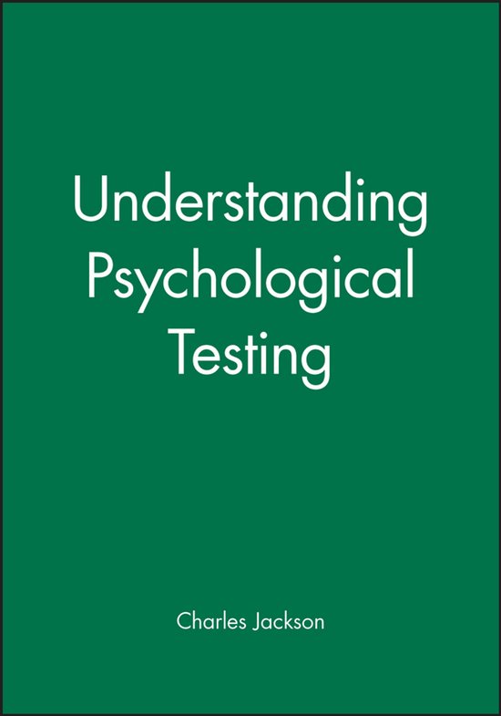 Understanding Psychological Testing - cover