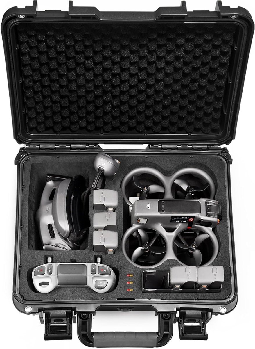 Waterdichte Hard Case voor DJI Avata 2 Drone en Accessoires, Ideaal voor Bescherming en Transport