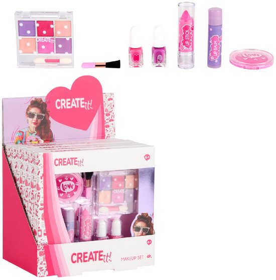 Create it! - Make-up Set Roze