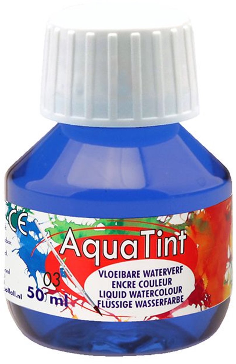 Collall waterverf aqua tint donkerblauw - creatieve verf 50ml.