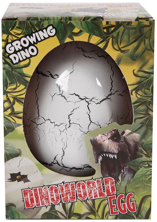 Jumbo groei-ei dinosaurus 11 cm