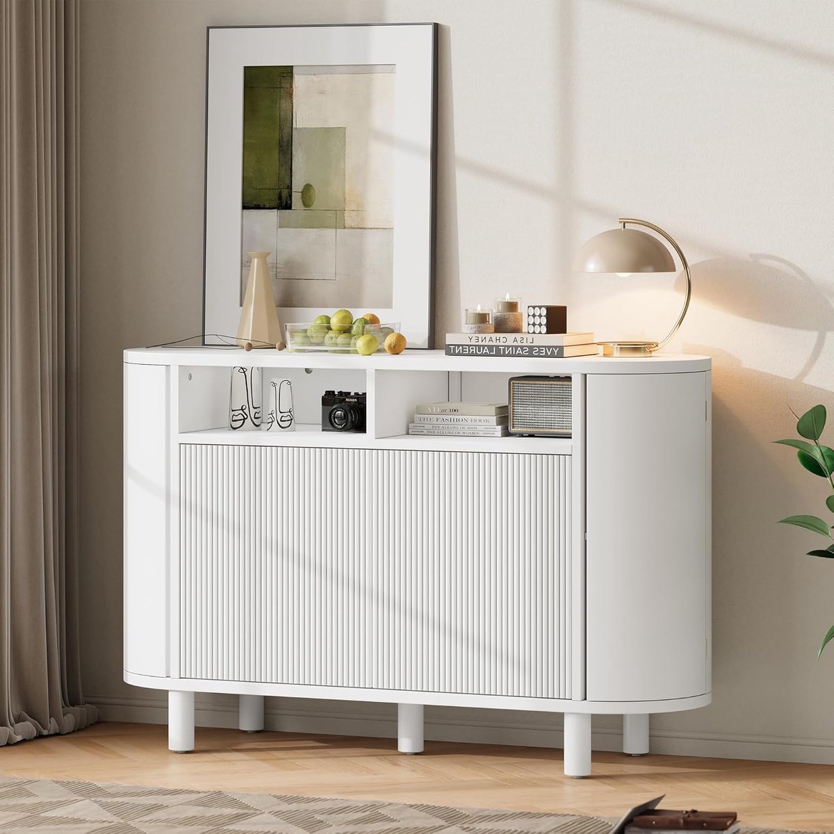 Kast - Wit - 120x38x77 cm - Arqam
