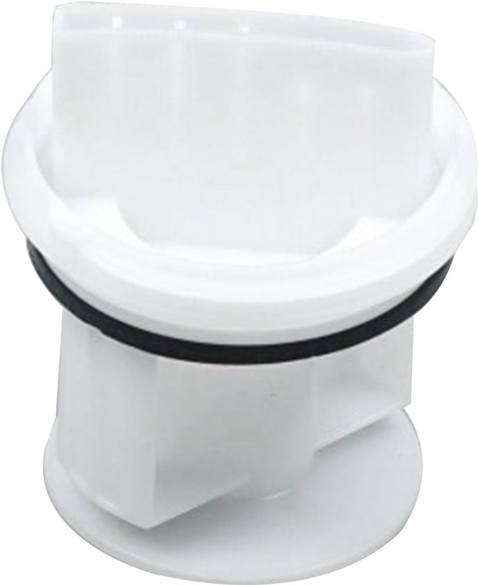 Pumpfilter voor Wasmachine met Lintzeef - Geschikt voor Siemens, Bosch en Neff - Vervangt 00647920 en 605010 - Ideaal voor Afvoerpomp en Verbeterde Waterafvoer (Wit, 75x63mm)