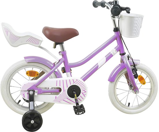 vidaXL - Kinderfiets - 12 - Inch - voor - 2-4 - jaar - oud - Paars van VidaXL — afbeelding 5