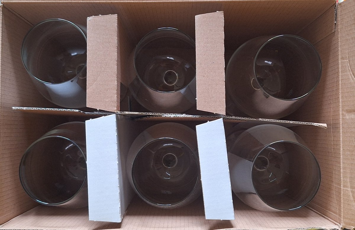 ENO - Set van 6 rode wijnglazen 48 cl