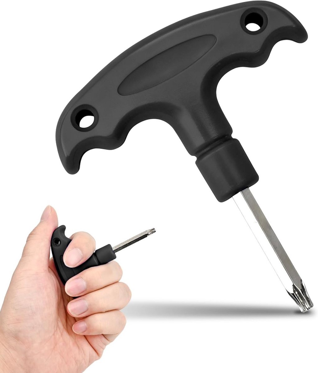 Verstelbare Golf Sleutelset van RVS met Kunststof Handvat voor Spikes en Driver Adapter - Ideaal voor Golfliefhebbers