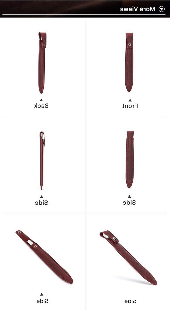 Elegante Leren Houder voor Apple Pencil Pro en 1e & 2e Generatie - Beschermende Etui voor Creatieve Professionals en Studenten (Rood)