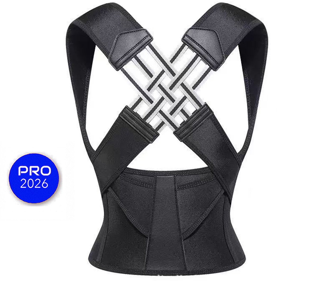 Rugbrace - Posture Corrector Voor Vrouwen en Mannen - Verstelbare Bovenrug Straightener - Rug Correcter - Houding Corrector - Postuur Corrector - Rugband Voor Onderrug