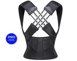 Rugbrace - Posture Corrector Voor Vrouwen en Mannen - Verstelbare Bovenrug Straightener - Rug Correcter - Houding Corrector - Postuur Corrector - Rugband Voor Onderrug