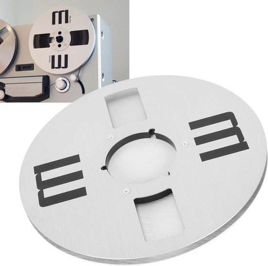 Lege 10.5 Inch Tape Reel met 4 Gaten voor Universele Geluidsopname, Verbeterde Geluidskwaliteit en Open Spool Functie — afbeelding 3