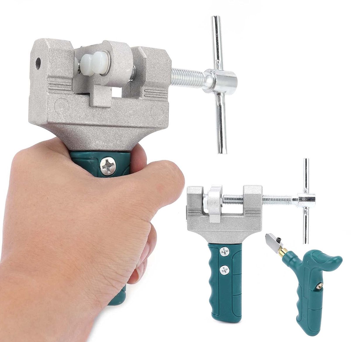 Allecto - Handmatige tegelbreker - Ergonomische tegelopener - Ideaal voor wandtegels - Hoogwaardige snijcapaciteit - Voor geglazuurde en fineertege..