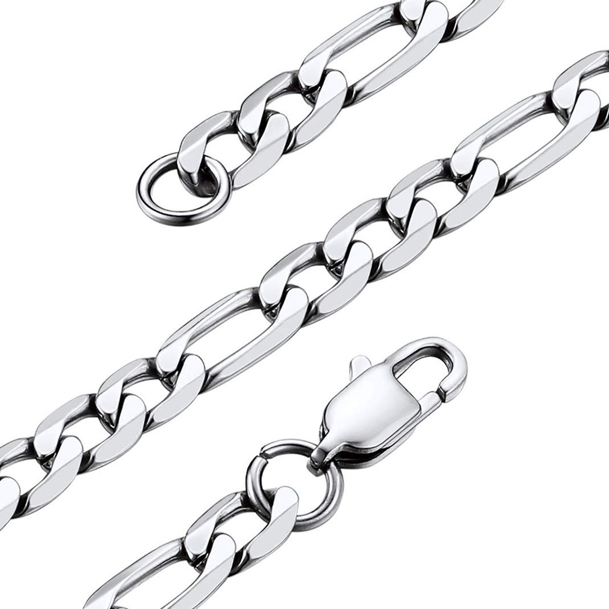 Allecto - Figaro Chain - Hip Hop Sieraden - 4mm/6mm/9mm - Perfecte Cadeau - Unisex - Goudkleurig
