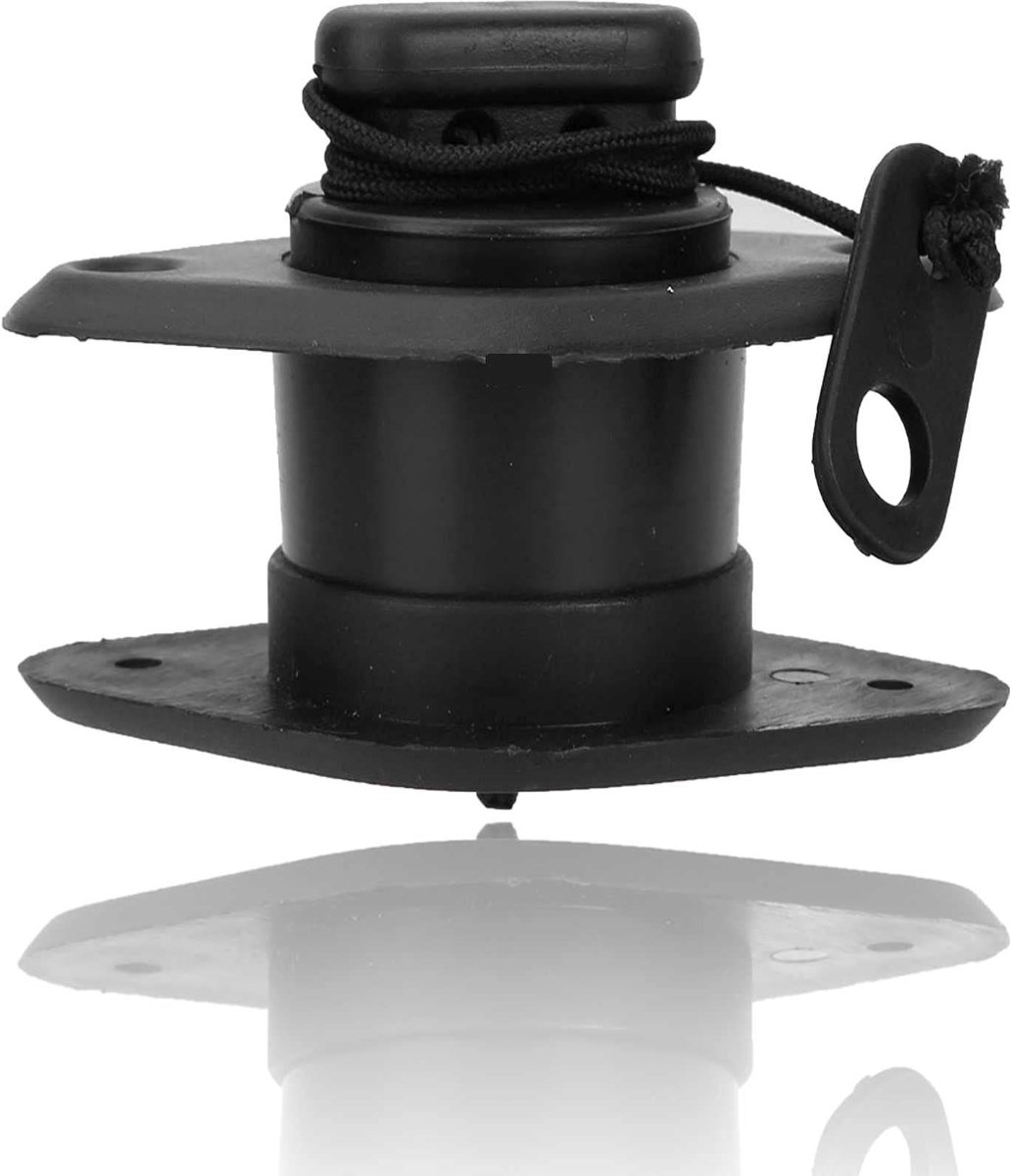 Allecto - Duurzame PVC Drain Tap Set - Inclusief Touw - Voor Kayak en Inflatable Boot - Waterdichte Accessoires - Zeilen en Watersport - Voor Buite...