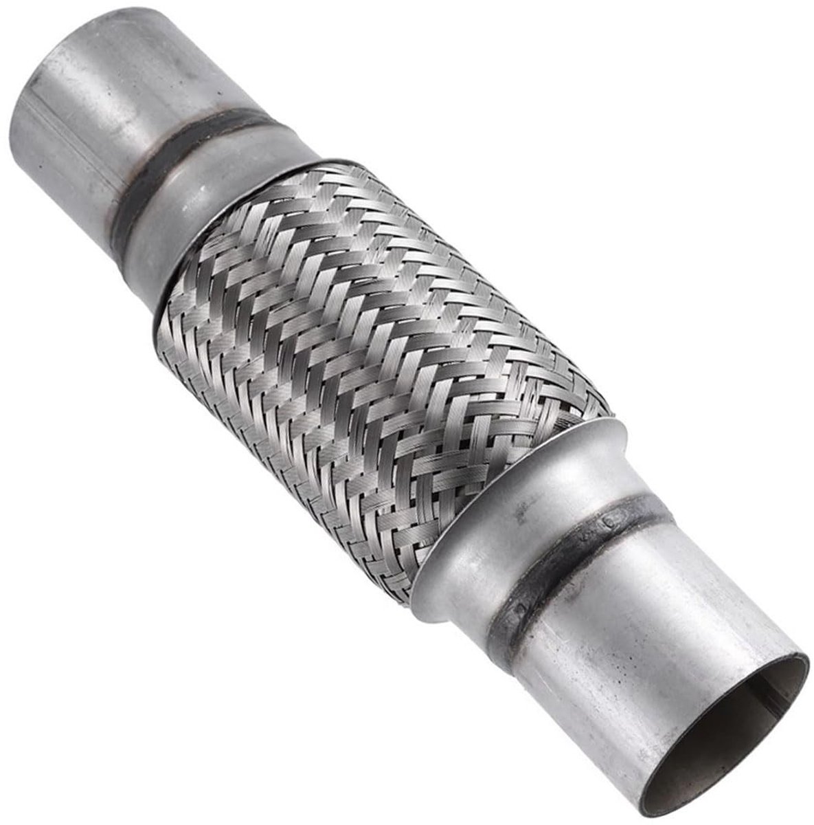 Allecto - Car Exhaust Flexible Tube - Rvs Flexibele Uitlaatbuis - 45mm x 150/250mm - Uitlaatflexibele Verbinding - Reparatiebuis - Geschikt voor Au...