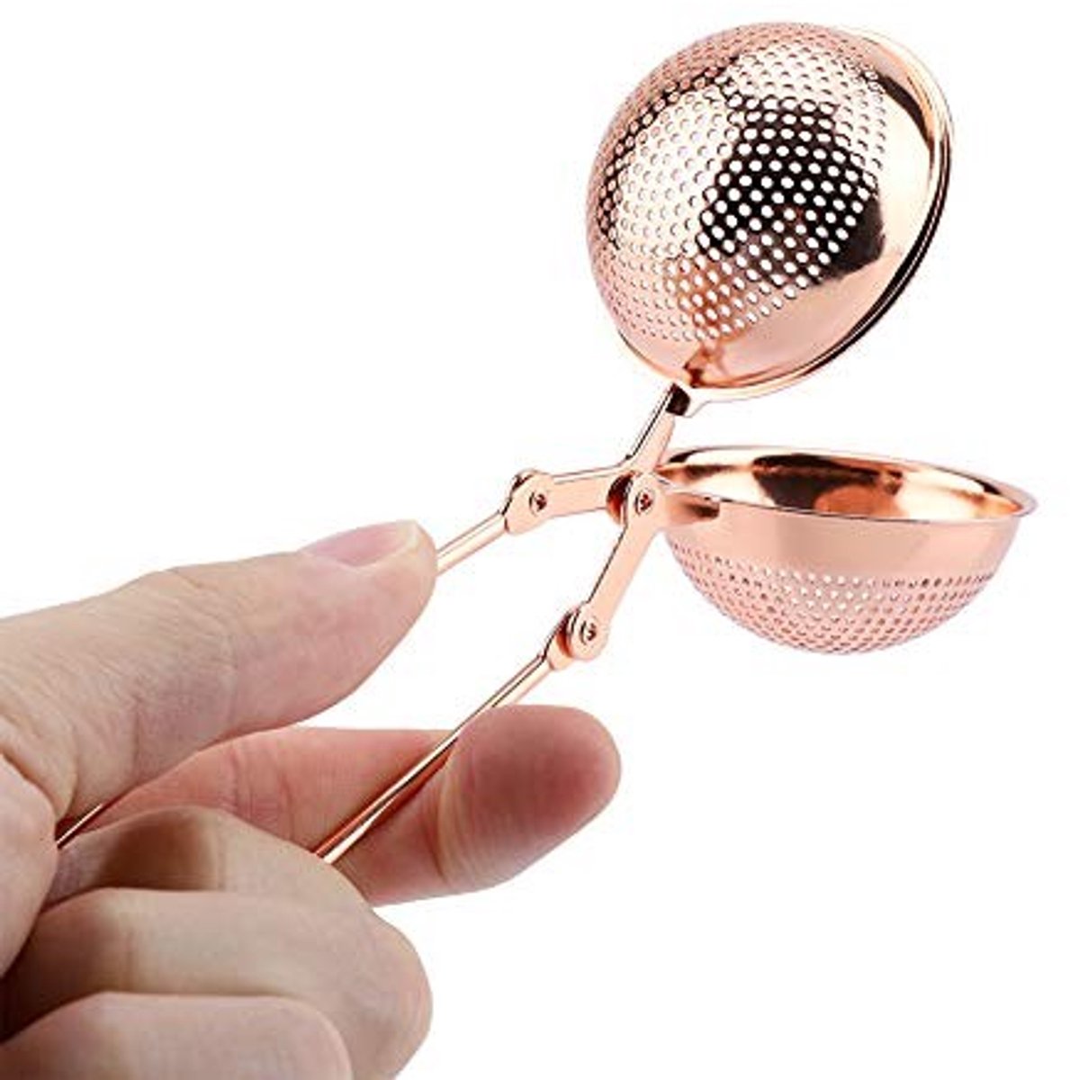 RVS Theefilter met Lange Handgreep - Herbruikbare Thee Infuser voor Loose Leaf Thee