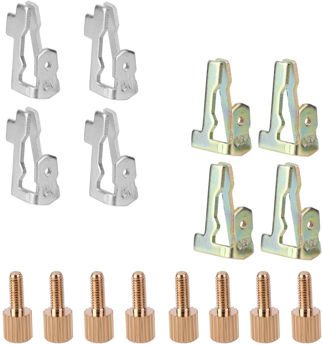 Allecto - Tijdschakelaar Vervangtrippers Set - 8-delige set voor Intermatic T100 - Vervangonderdeel - Geschikt voor tijdschakelaar - Intermatic ser...