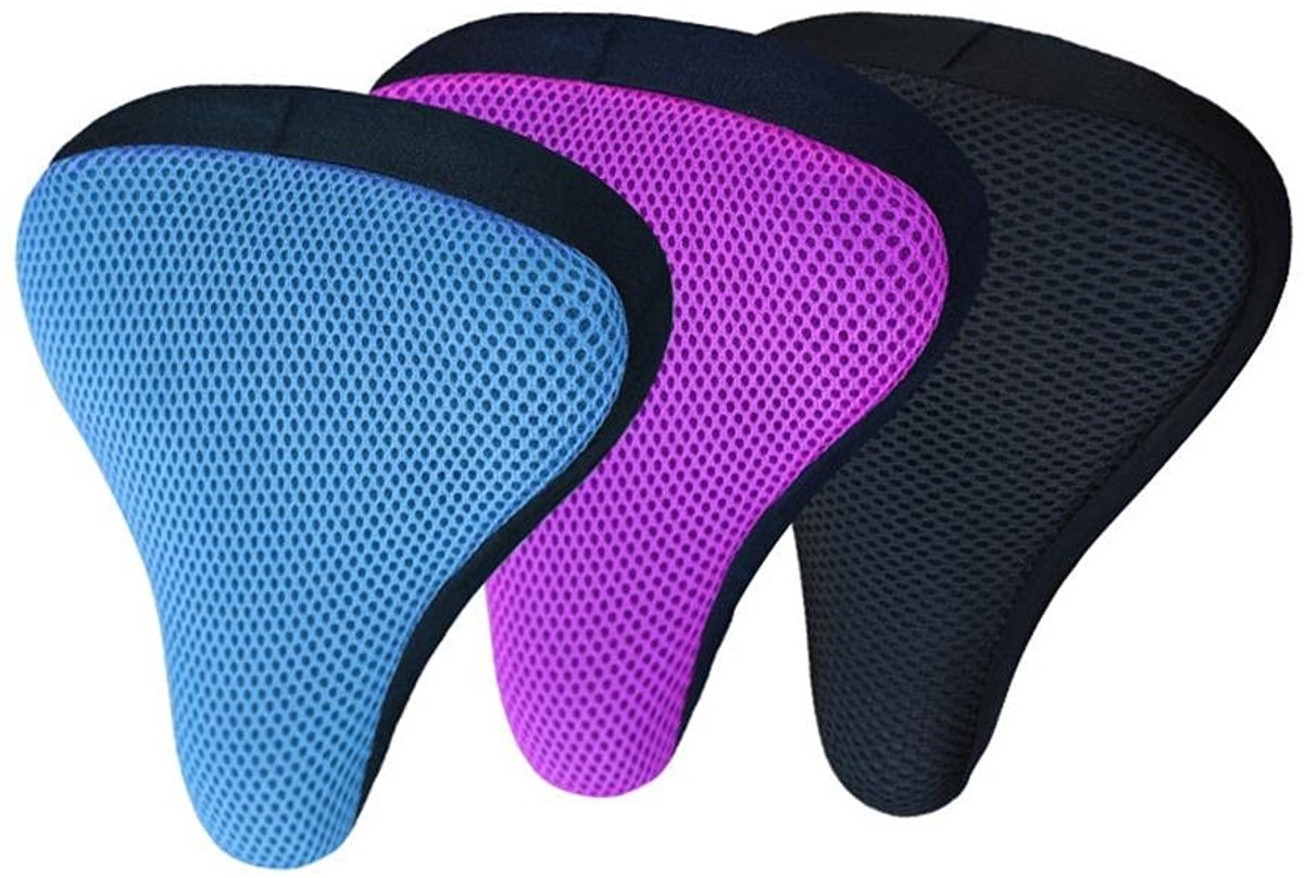 Allecto - Fietsstoelhoes - Ademende Gewatteerde Stoelhoes - Donkerblauw - Bescherming tegen Regen en UV - Geschikt voor Mountainbikes en Fietsen