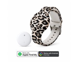 Kinder Horloge - GPS armband- Werkt met Apple Find My - Armband inclusief tracker - Geschikt voor AirTag - Met Geluidssignaal - Waterdicht