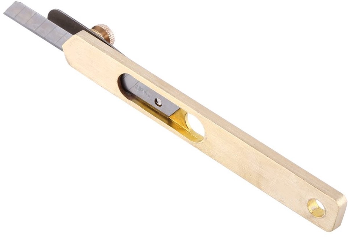 Allecto - Leather Knife - Leerbewerking - Duurzaam en gebruiksvriendelijk - 138x16mm - Snijgereedschap - Perfect voor DIY-projecten - Ideaal voor h...
