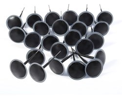 24 Stuks Rubber Bandenpluggen voor Zelfreparatie - 6mm Paddenstoelen voor Motoronderhoud en Bandenreparatie Tools
