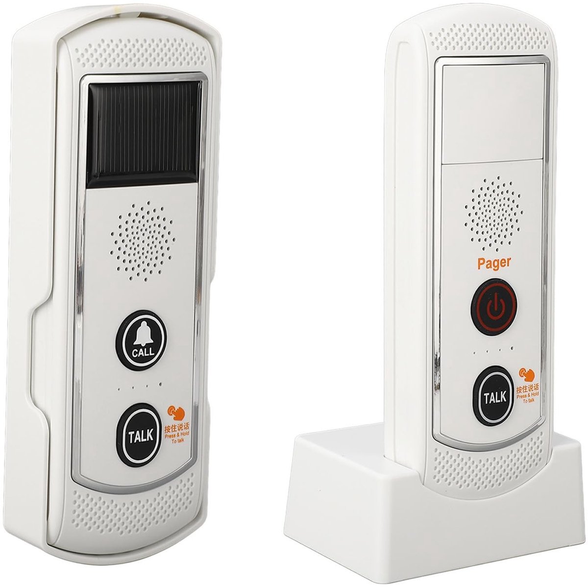 aladdien - Draadloze Deurbel - Zonne-energie - Ultra lange afstand - Intercom - Muurdoorbraak - Tweewegcommunicatie - Geschikt voor elk gebouw