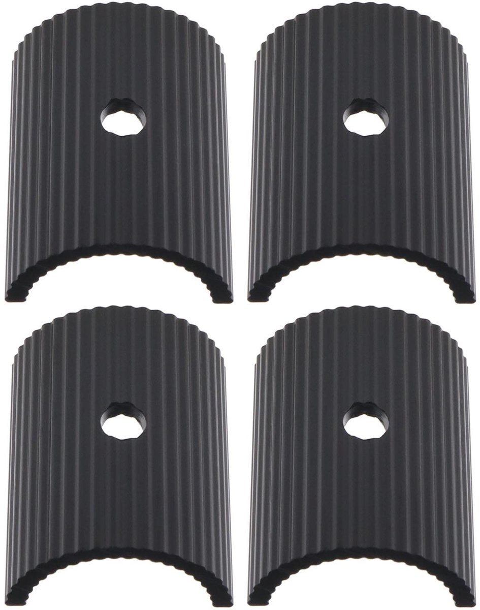 aladdien - Fiets Stuur Shim - Conversie Sheet Spacer Adapter - Zwart - Reducer Fietsen Componenten - Geschikt voor 25,4 mm naar 31,8 mm
