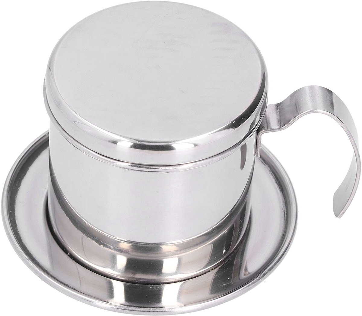 Vietnamese Koffiefilter - RVS Phin Koffiezetter voor Alle Gemalen Koffie
