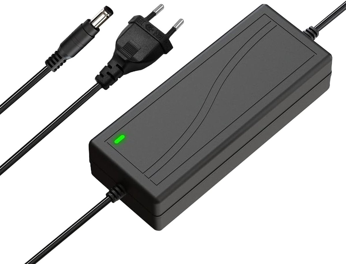 aladdien - Voedingsadapter - 12V 5A - 60W Power Supply - Ideaal voor LED Strips - Geschikt voor TV - Compact model