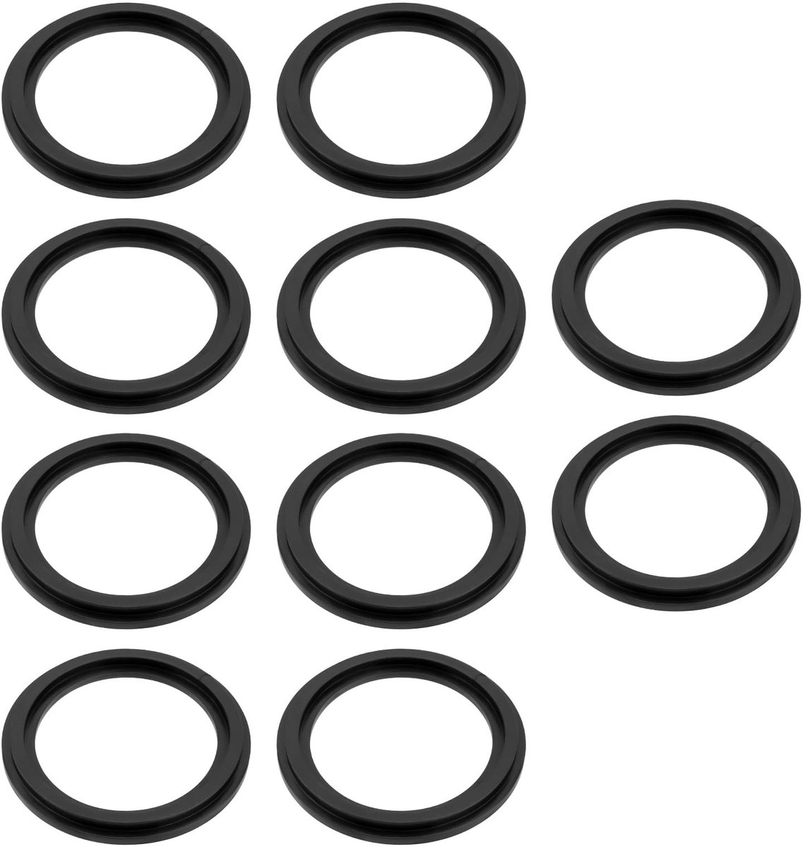 ONF3 - Rubber afdichting zwembadladder - Lekpreventie - Zwart - Compatibel met Intex 10745 - 10 stuks - Ideaal voor zwembadladder