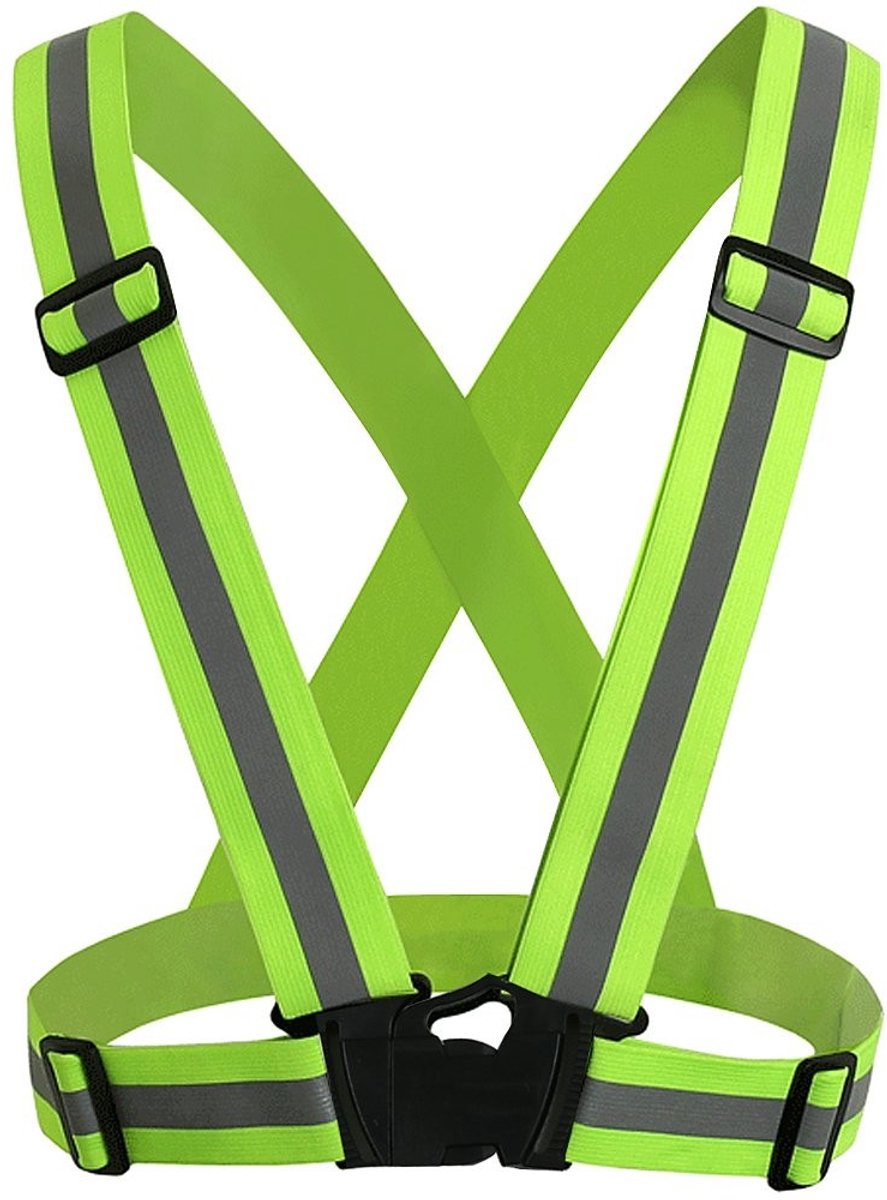 TRIXES Reflecterend Unisex Veiligheidsvest Fluorescerend Groen/Geel - One Size