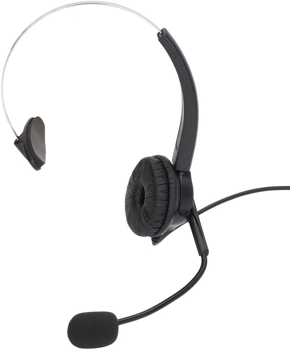 aladdien - RJ9-telefoonheadsets - Bedrade headset - Ruisonderdrukking - Voor callcenter - Klantenservice - Volumeregeling - Ideaal voor kantoor
