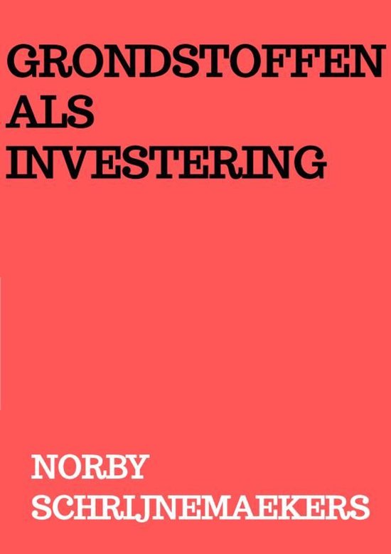 Grondstoffen als investering - cover