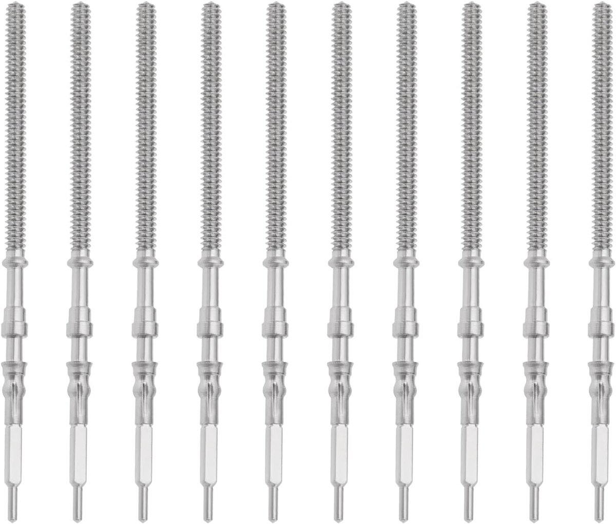 10-delige Set Horloge Reparatie Beweging Adapters met Kettinghandgreep voor NH35 NH36 NH38 NH39 - Horloge Accessoires en Modificatie Tools
