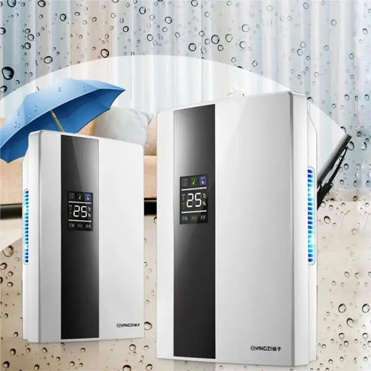 Stervia Luchtontvochtiger - Luchtreiniger - Air Purifier - H13 HEPA Filter - Fluisterstil 25 dB - Wit - 37.5 x 24.5 x 13.7 cm — afbeelding 5