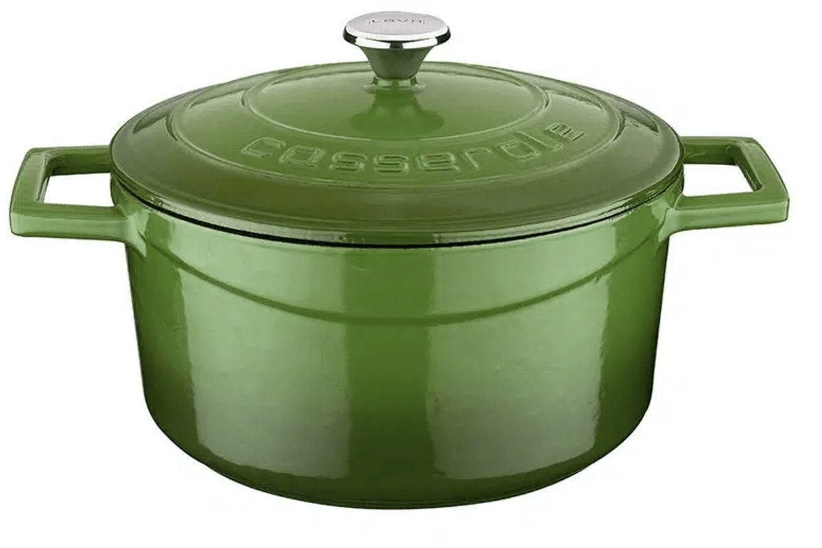 Lava Braadpan - 20 cm - 2.82 liter - Gietijzer - Groen